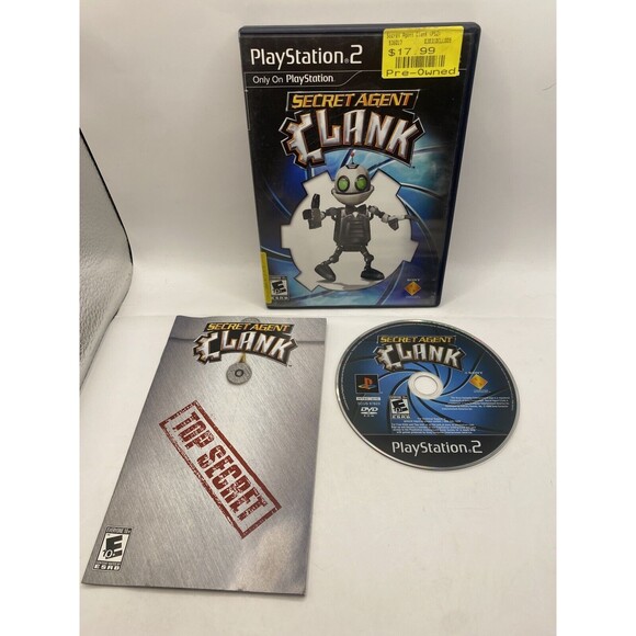 Secret Agent Clank (PS2 Sony PlayStation 2, 2009) Working, Complete in Box CIB